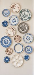 The Collected Classics Plate Wall 🤎💙