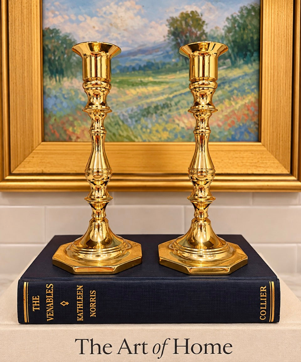 Pair of Brass Candlesticks