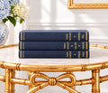 Vintage Navy Book Stack
