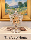 Crystal Lidded Match Holder