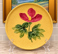 Vintage Zell Majolica Floral Plate | 6¾”
