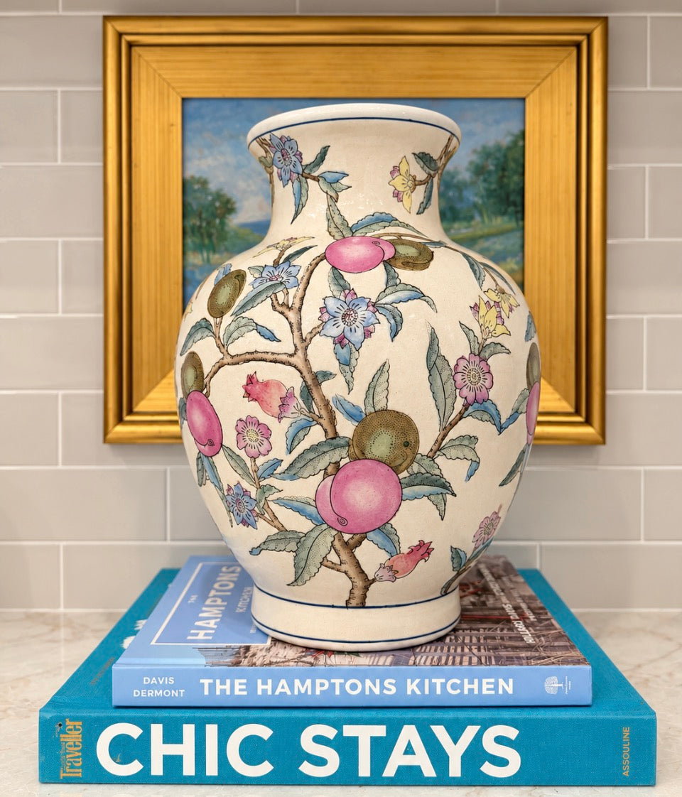 12” Chinoiserie Vase