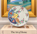 Vintage Seymour Mann Tobacco Leaf Porcelain Saucer