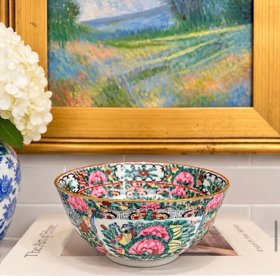 Rose Medallion Trinket Bowl