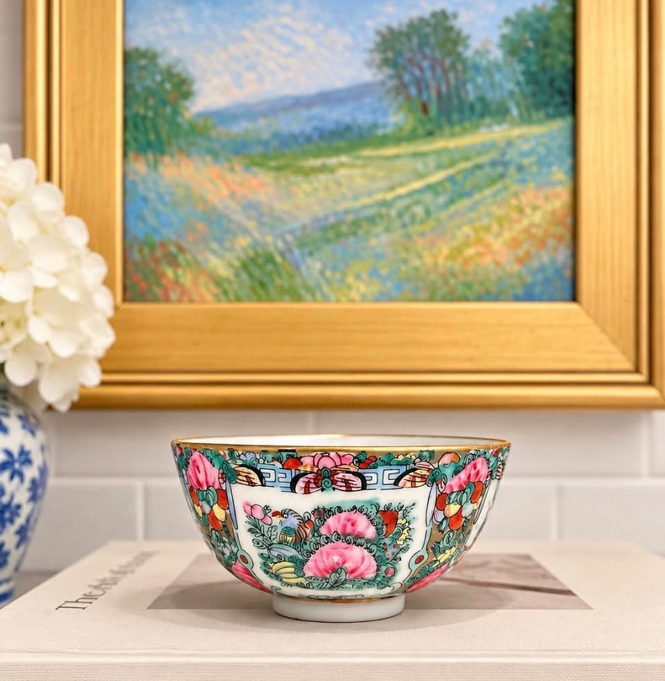 Rose Medallion bowl