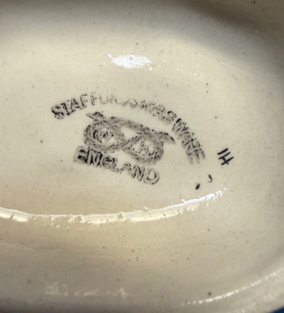 Vintage Staffordshire Dalmatian Pair