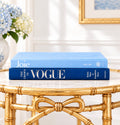 Blue Coffee Table Book Stack — Set of Two