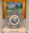 Antique Blue & White Transferware Plate